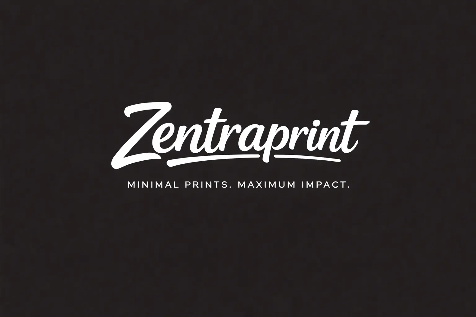 Banner for zentraprint